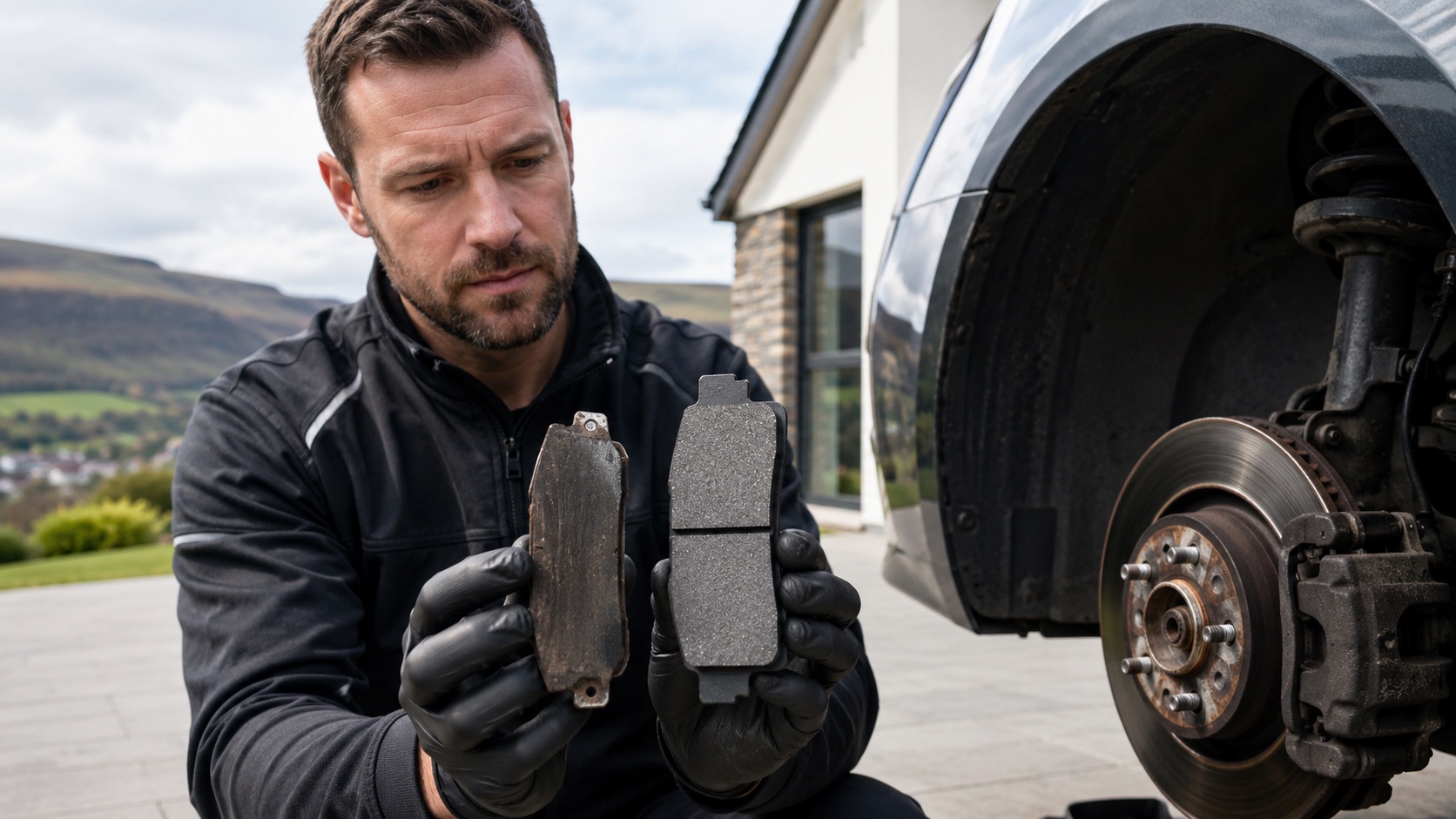 Brake pad replacement and inspection