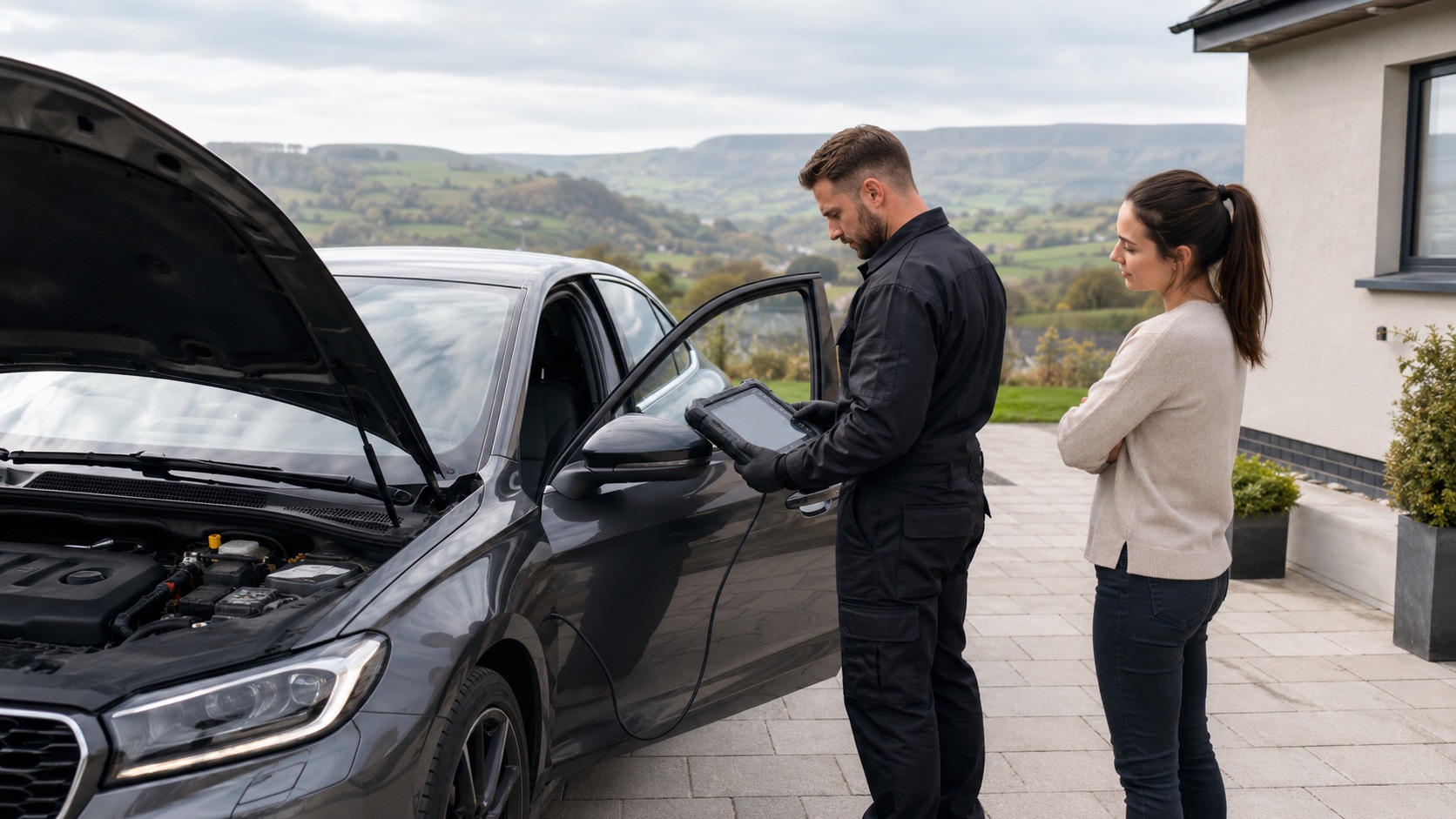 Vehicle diagnostic scanner and fault code reading