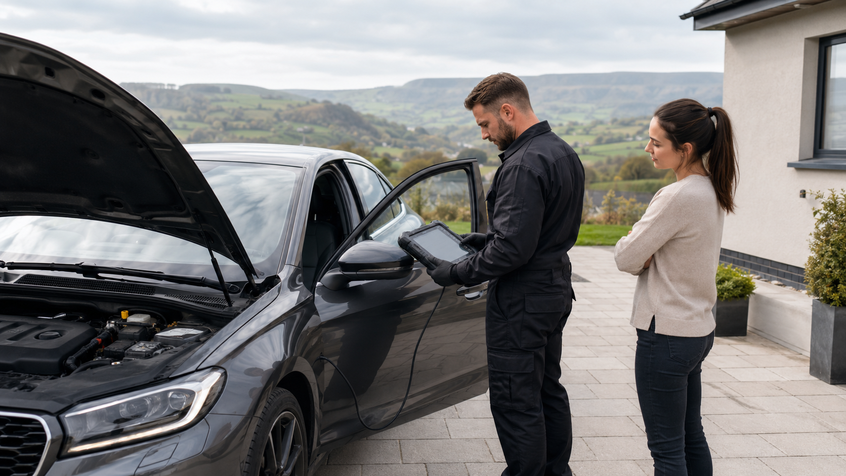 Vehicle diagnostic scanner and fault code reading