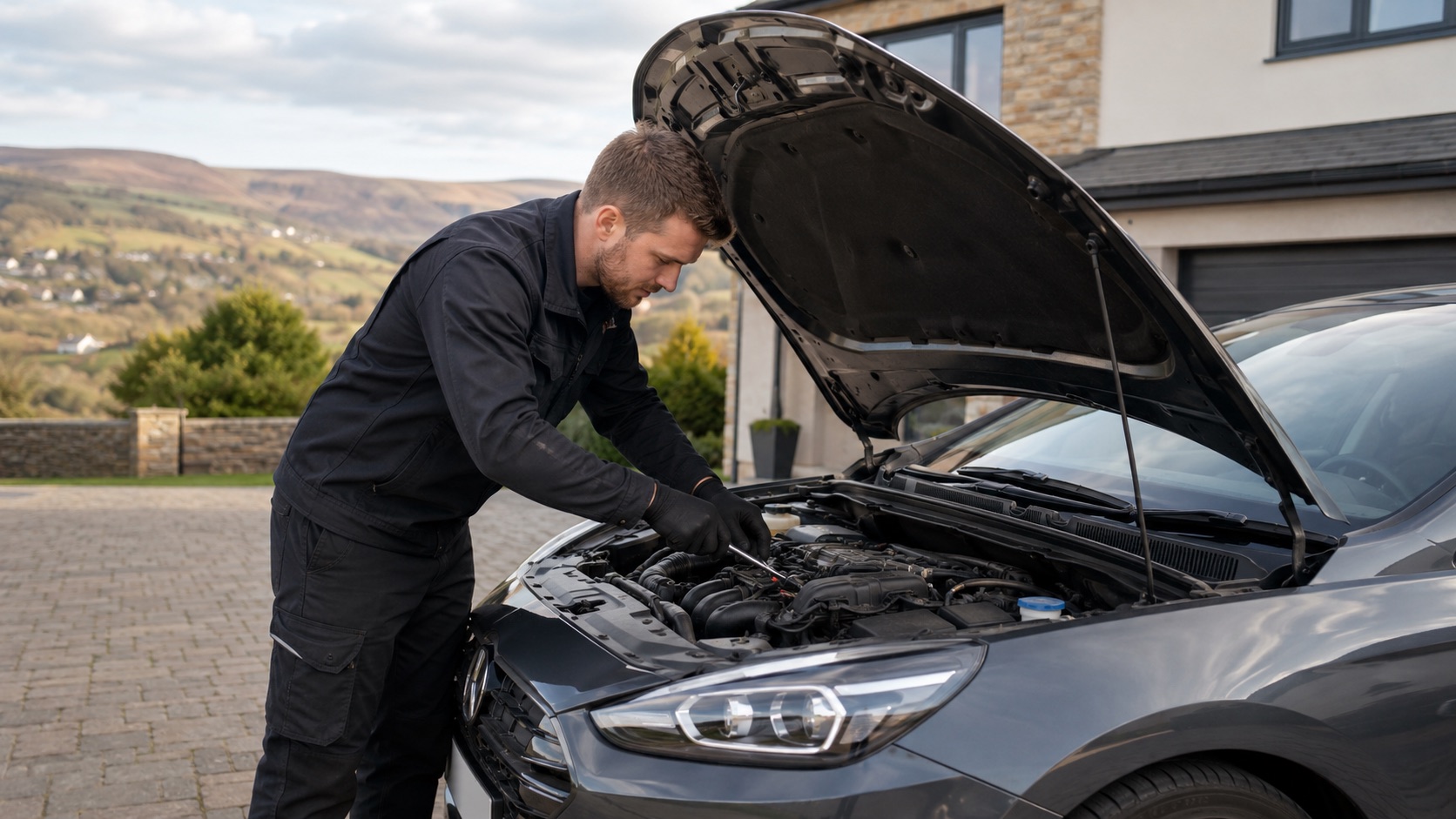 Automotive mechanical repair work
