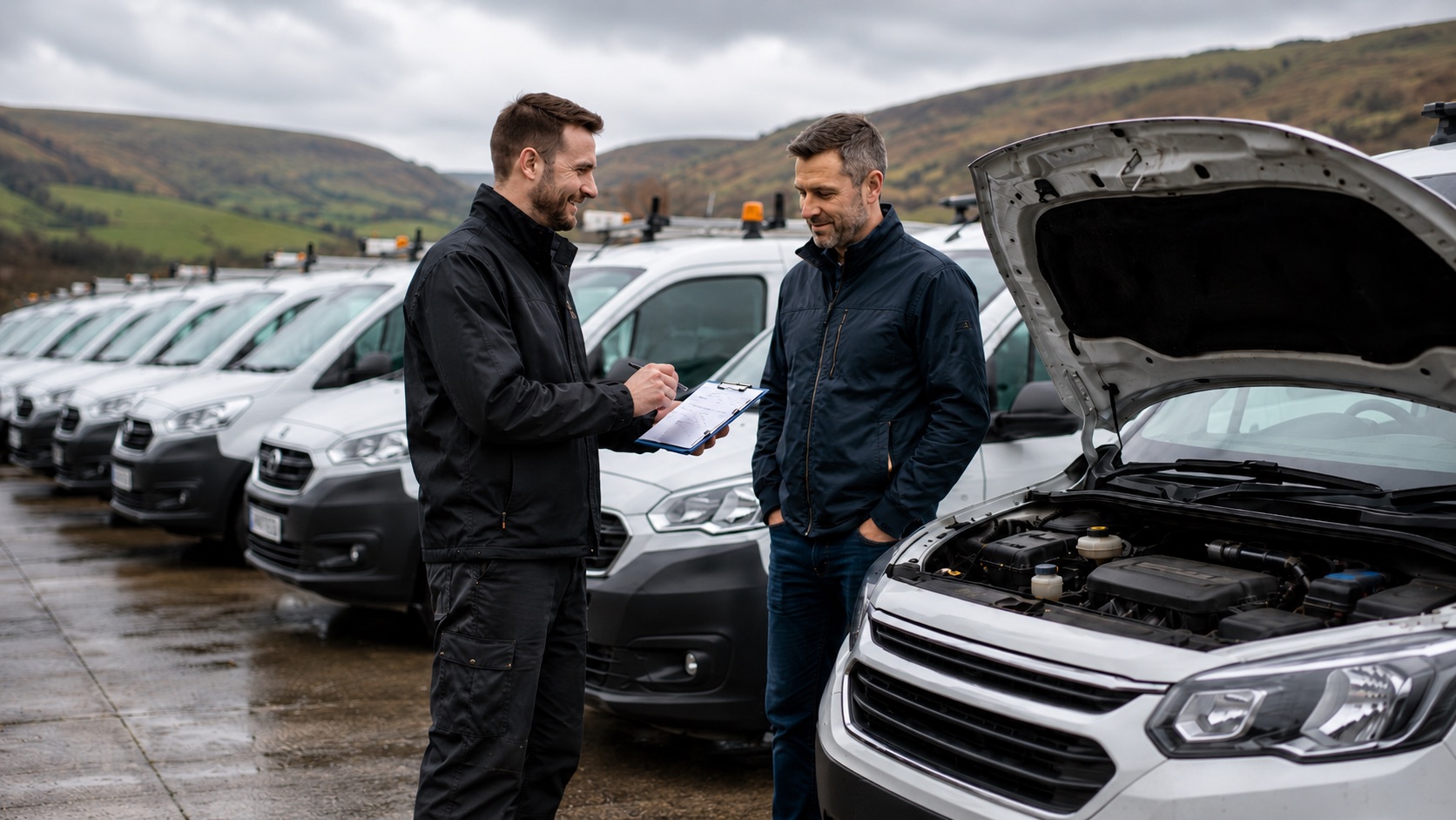 Commercial fleet vehicles and fleet management